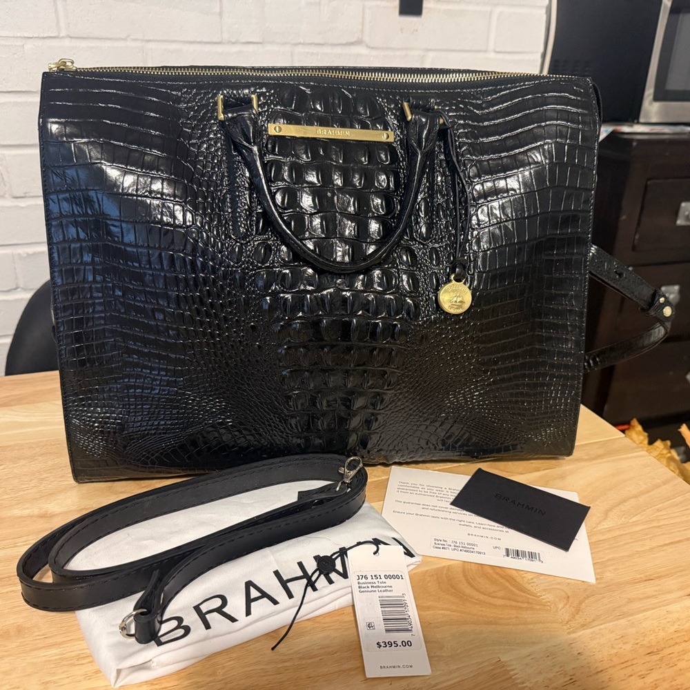 Used Once - Business Tote/Black Melbourne